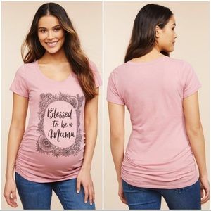 Motherhood Maternity “Blessed Mama” Tee - Size M